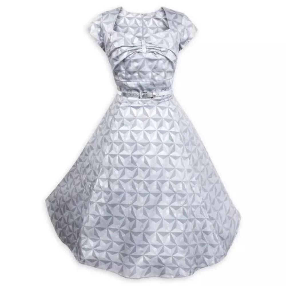Disney Dress Shop Spaceship Earth Epcot Print Dress XL